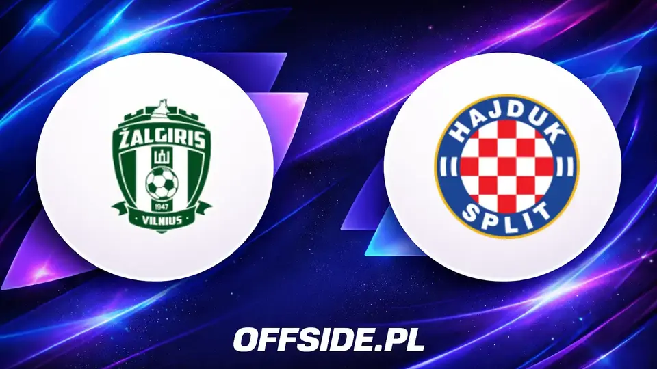 Znamy skład FK Zalgiris na mecz z Hajdukiem Split