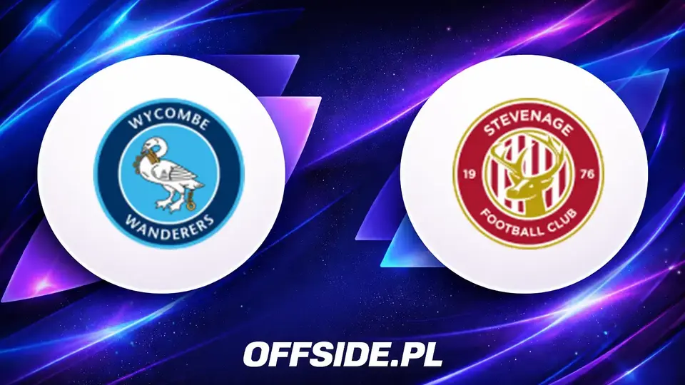Oficjalne składy na mecz Wycombe z Stevenage