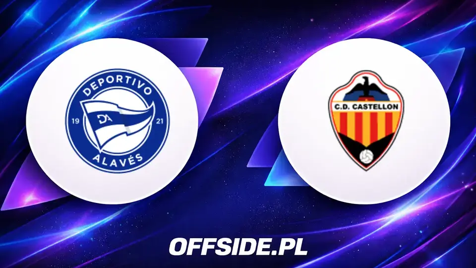 Oficjalne jedenastki Deportivo Alavés i Castellón na mecz