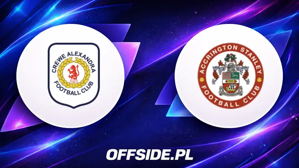 Znamy składy na mecz Crewe z Accrington ST!