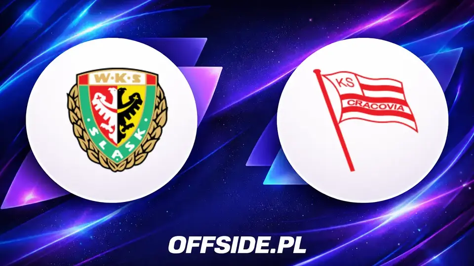 Oficjalne składy Śląska Wrocław i Cracovii na sobotni mecz