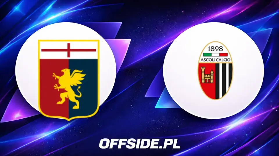 Oficjalne jedenastki na mecz Genoa - Ascoli