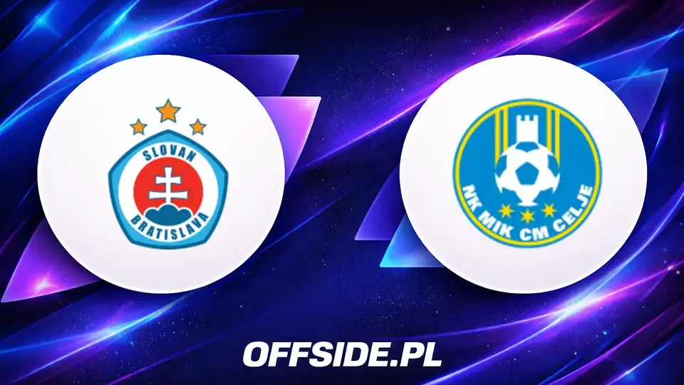 Slovan Bratislava i Celje ujawnili składy na mecz