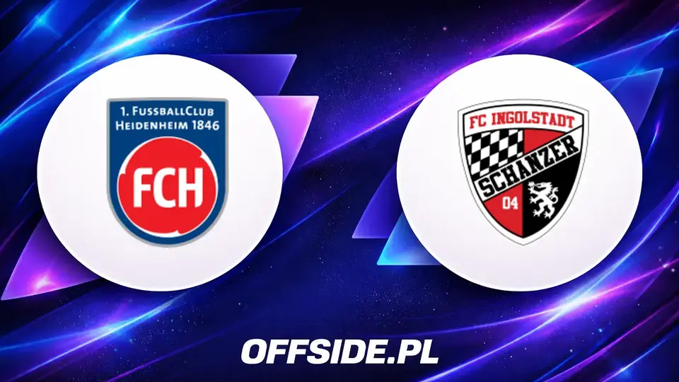 Składy na mecz FC Heidenheim z FC Ingolstadt 04 ujawnione