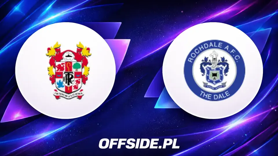 Oficjalne składy: Tranmere kontra Rochdale